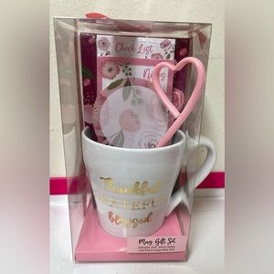 Thankful / blessed mug gift set